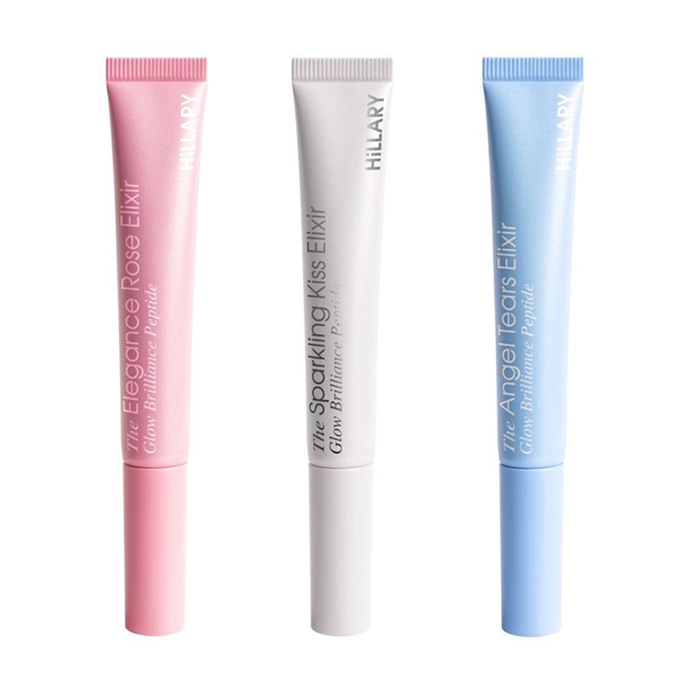Набір блисків для губ Hillary Deep Hydration &amp; Radiance Lip Trio (Angel Tears Elixir, 10 мл + Sparkling Kiss, 10 мл + Elegance Rose Elixir, 10 мл)