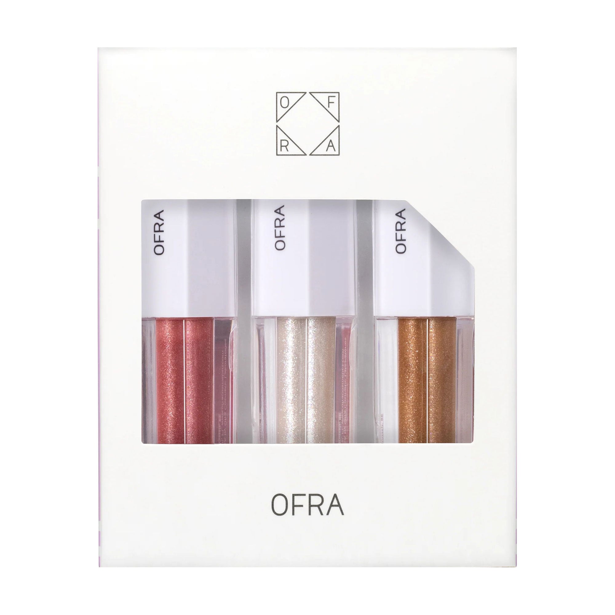 Набір блисків для губ OFRA SamSquad Lip Gloss Trio (Millie, 3.5 мл + Queen, 3.5 мл + Peony, 3.5 мл)
